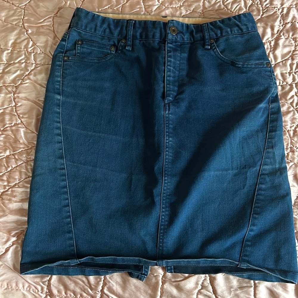 Rag & Bone denim pencil skirt